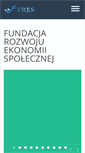 Mobile Screenshot of ekonomiaspoleczna.org.pl