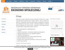 Tablet Screenshot of ekonomiaspoleczna.info